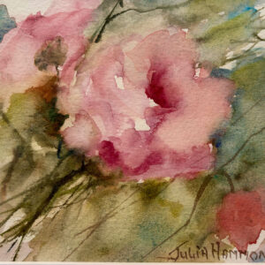 Pink Roses Watercolor