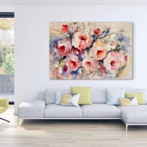 Colorful roses (framed)
